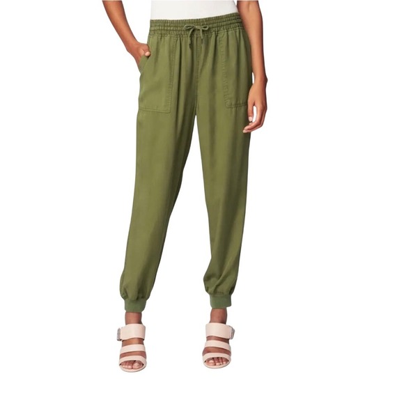 Blank NYC Revolve Tencel jogger Time and true olive green relaxed fit 29 - Picture 2 of 8